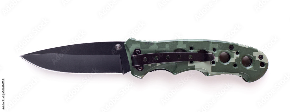 Metallic pocket knife Metallic pocket knife