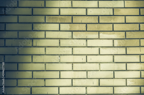 Brick wall texture of yello...