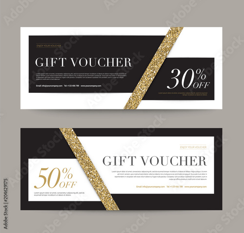 Gift voucher greenery tropical plant leaf spring and summer. For spa resort luxury hotel, logo, banner, fabric pattern, organic texture. Minimal style on white background. Vector illustration.