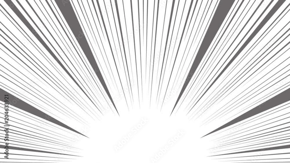 colorful Comic and manga books speed lines background. light explosion background. vector illustration design