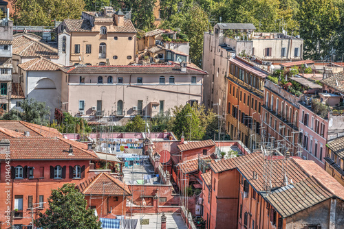 Picturesque roofs in Rome