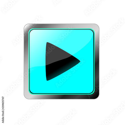 Video player, bluish music player icon