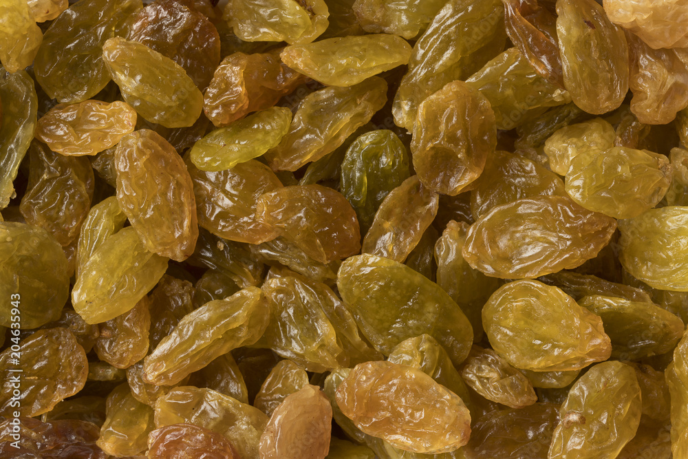 Golden yellow jumbo raisins Golden yellow jumbo raisins