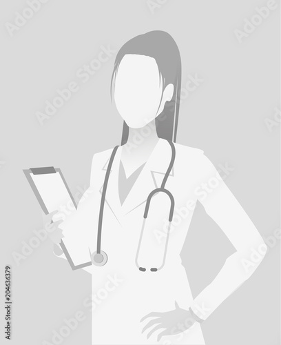 Default placeholder doctor half-length portrait