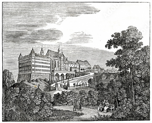 Castle of Altenburg  Thuringia  Germany  from Das Heller-Magazin  October 18  1834 