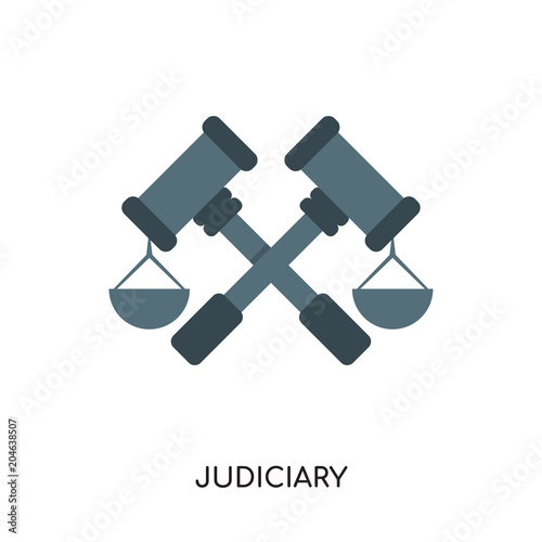 judiciary logo isolated on white background , colorful vector icon, brand sign & symbol for your business