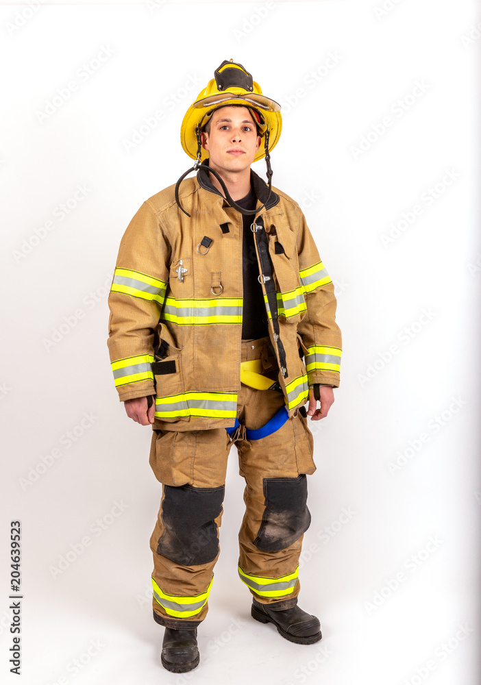 American male Fire Fighter American male Fire Fighter