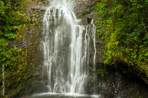 Scenic Waterfall Along the Road to Hana Maui