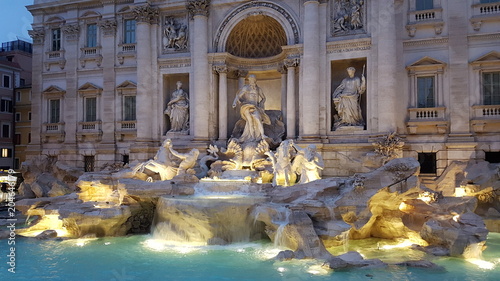  Trevi Fountain; fountain; water; water feature; tourist attraction