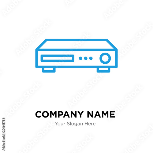 dvr company logo design template, colorful vector icon for your business, brand sign and symbol