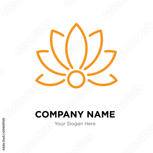 Relaxation company logo design template, colorful vector icon for your business, brand sign and symbol