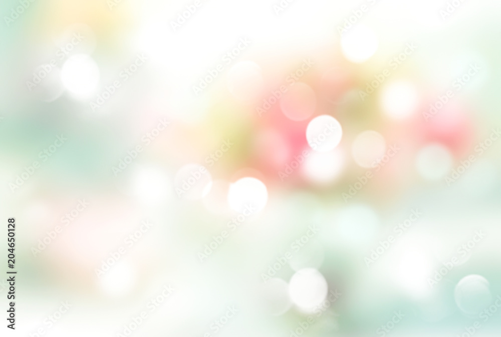Summer spring green blurred background.