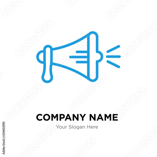 spread the word company logo design template  colorful vector icon for your business  brand sign and symbol