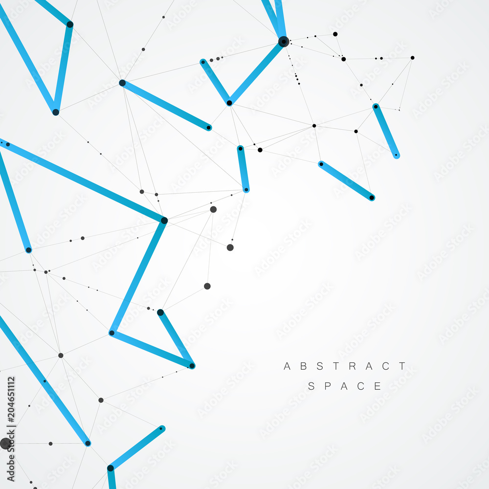 Color connect lines and molecules background Color connect lines and molecules background