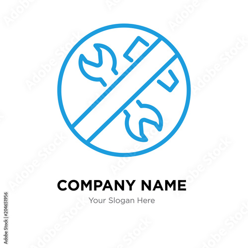 low maintenance company logo design template, colorful vector icon for your business, brand sign and symbol