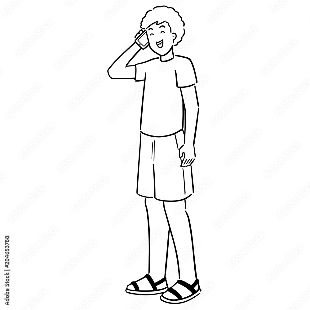 vector set of people using smartphone vector set of people using smartphone