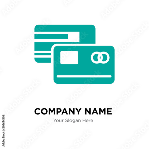 Master card company logo design template, colorful vector icon for your business, brand sign and symbol