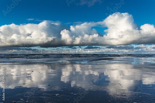 Stormy Baltic sea.