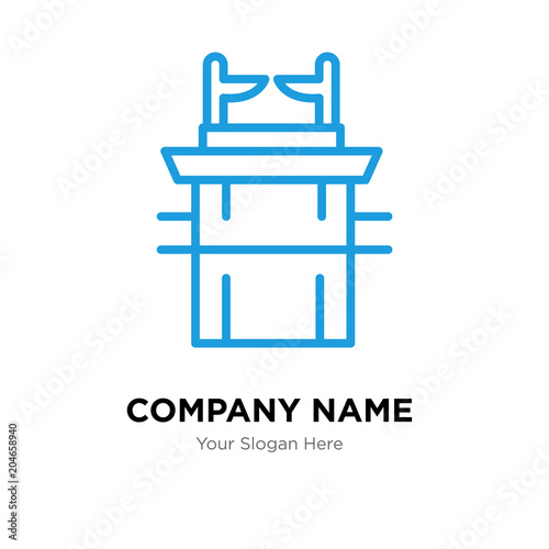 Ark of the Convenant company logo design template, colorful vector icon for your business, brand sign and symbol