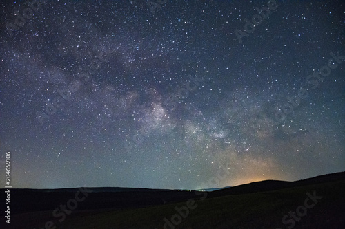 Beautiful night sky milky way photographs