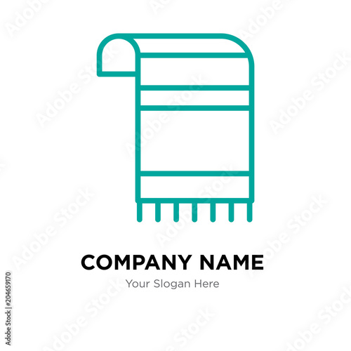 Tallit company logo design template, colorful vector icon for your business, brand sign and symbol