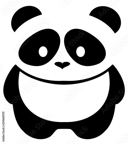 Fototapeta Naklejka Na Ścianę i Meble -  Vector Panda Bear