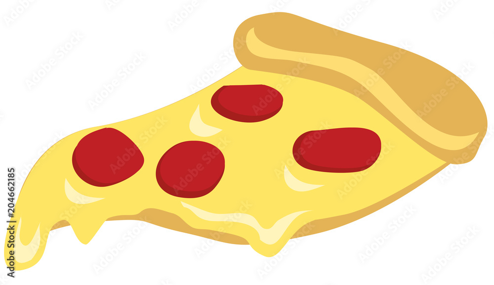 Vector Pizza Slice Vector Pizza Slice
