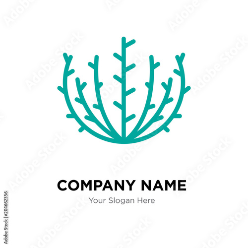 tumbleweed company logo design template, colorful vector icon for your business, brand sign and symbol