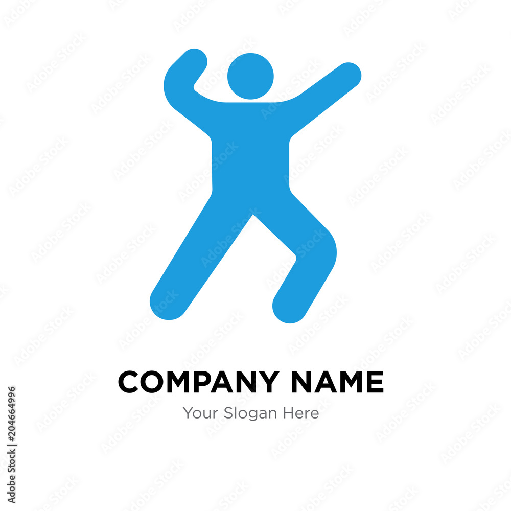 Martial art fighter company logo design template, colorful vector icon for your business, brand sign and symbol Martial art fighter company logo design template, colorful vector icon for your business, brand sign and symbol