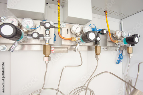cupboard for industrial gas bottles photo