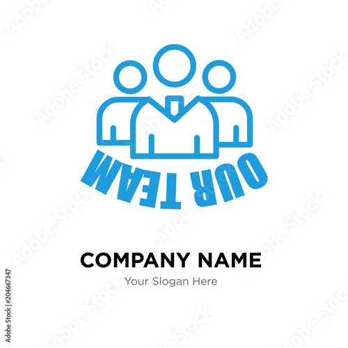 our team company logo design template  colorful vector icon for your business  brand sign and symbol