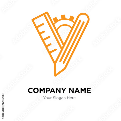 tailor made company logo design template, colorful vector icon for your business, brand sign and symbol