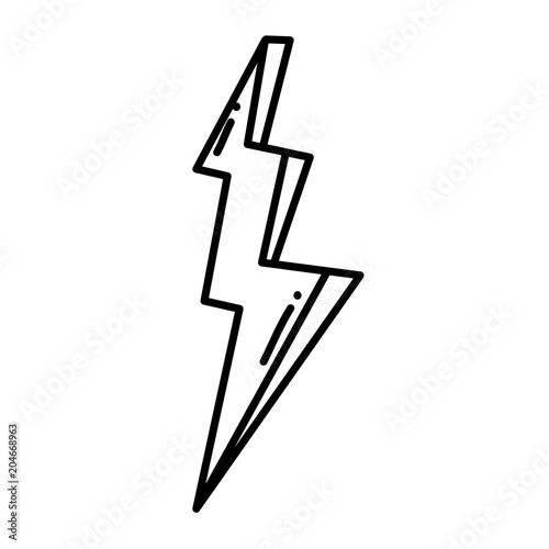 line thunder weather sign of power danger