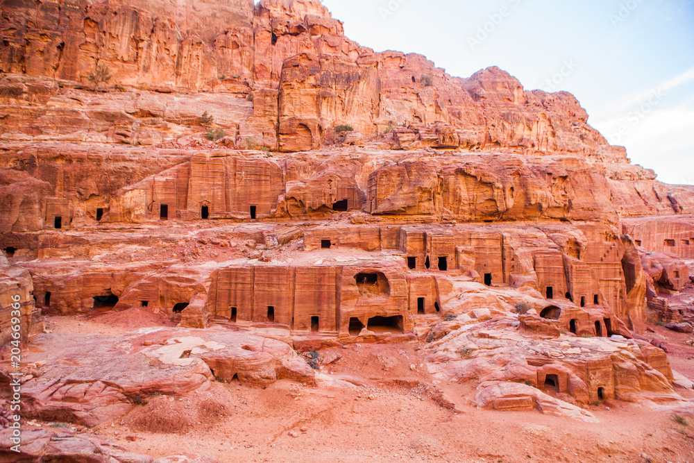 The ruins of Petra, Jordan.