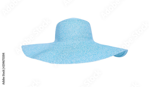 Female hat on a white background.