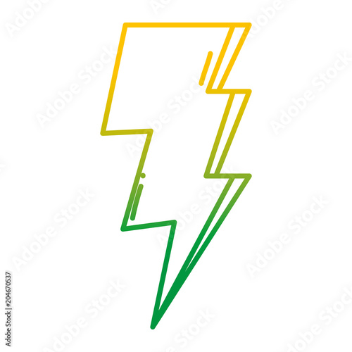 degraded line electric thunder weather to danger sign