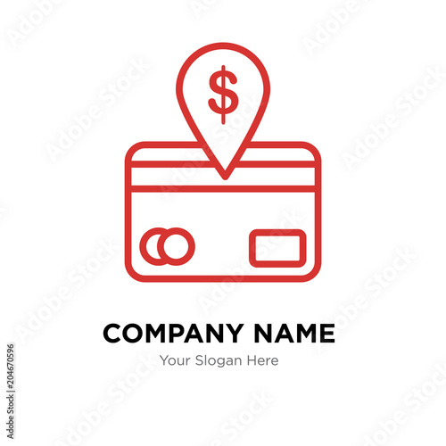 direct debit company logo design template, colorful vector icon for your business, brand sign and symbol