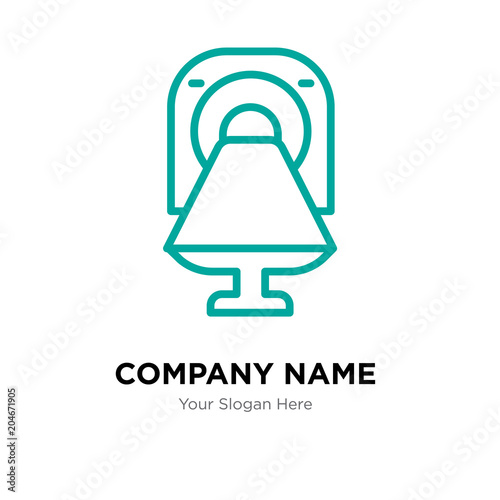 ct company logo design template, colorful vector icon for your business, brand sign and symbol
