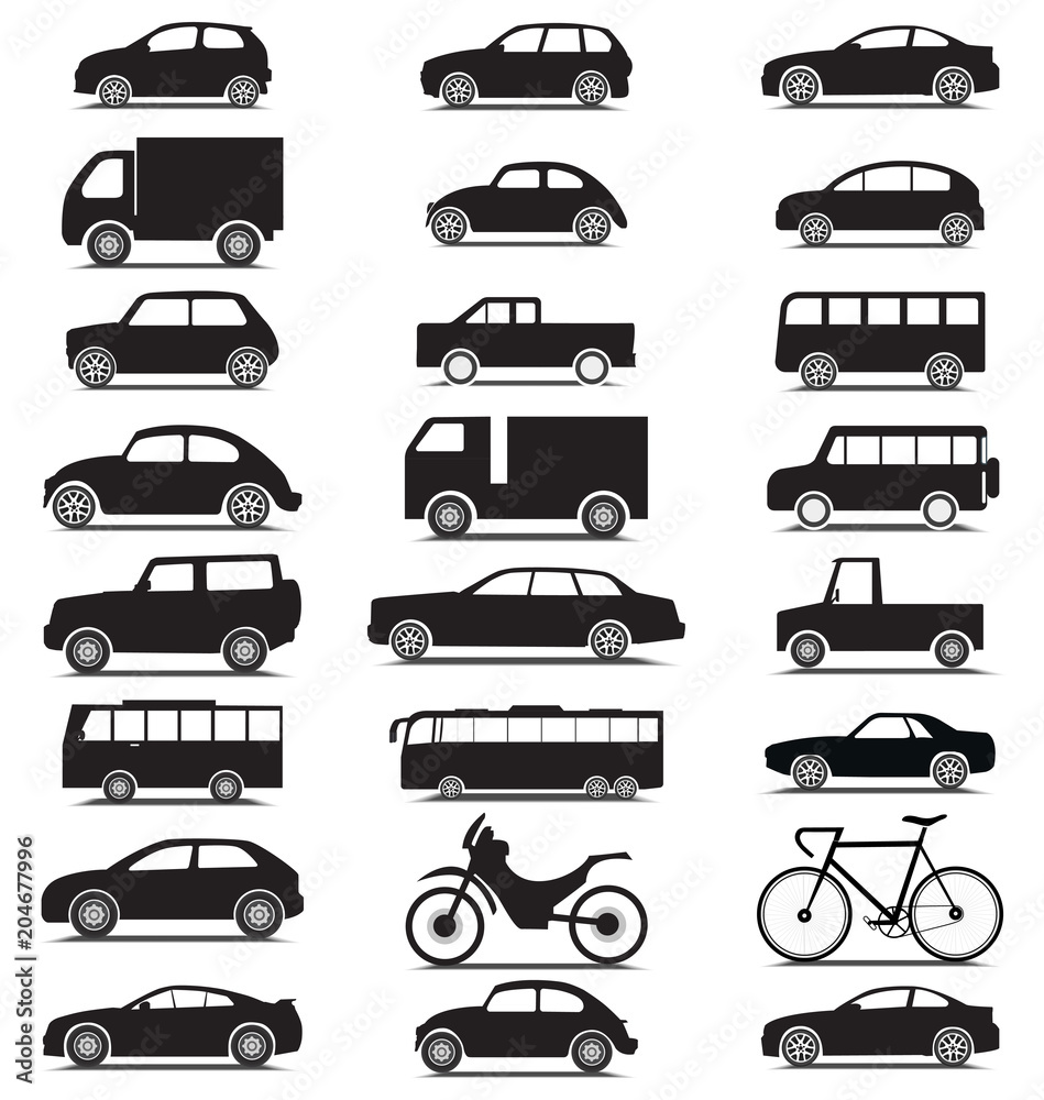 Vehicle Icon Set