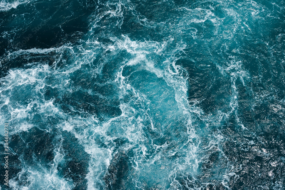 Fototapeta niebezpieczny wir na Morzu Śródziemnym