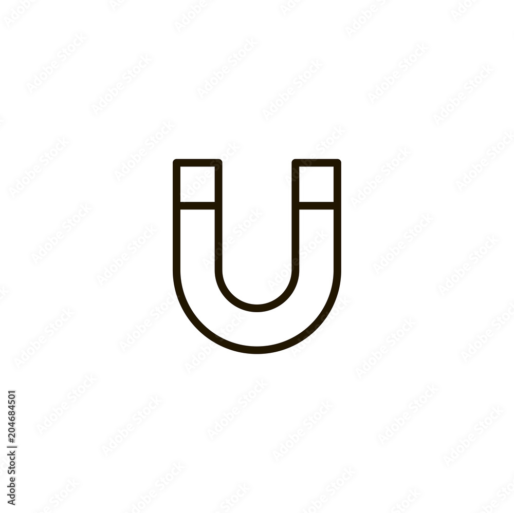 magnet icon. sign design magnet icon. sign design