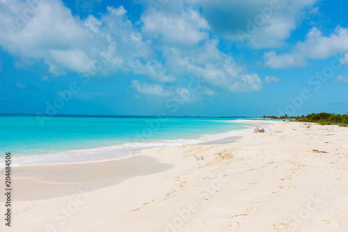 Caribbean beach and sea