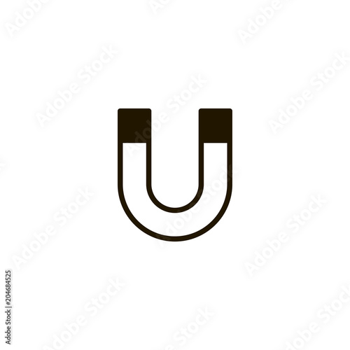 magnet icon. sign design