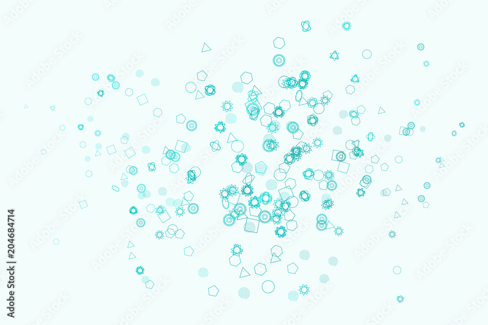 Conceptual background mixed pattern for design. Circles, surface, template & creative.