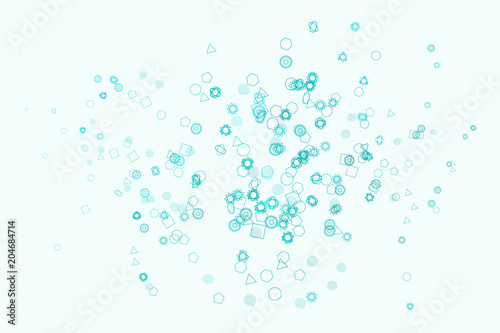 Conceptual background mixed pattern for design. Circles, surface, template & creative.