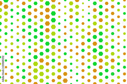 Abstract conceptual hexagon pattern. White, illustration, style & creative.