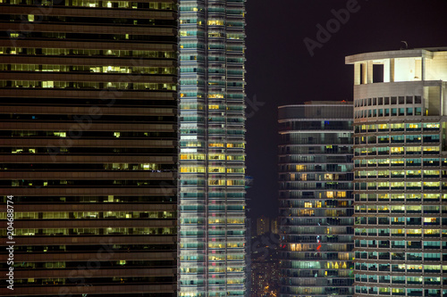 Kuala Lumpur city in the night