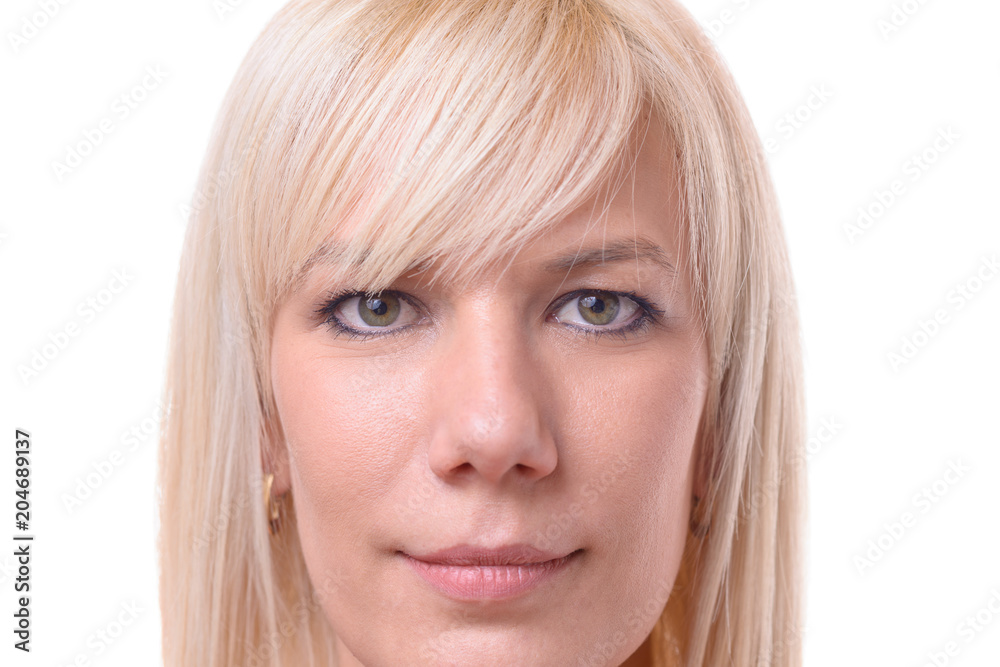 Beautiful young woman with blond hair Beautiful young woman with blond hair