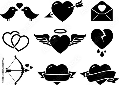 Valentines Icons - Black Series