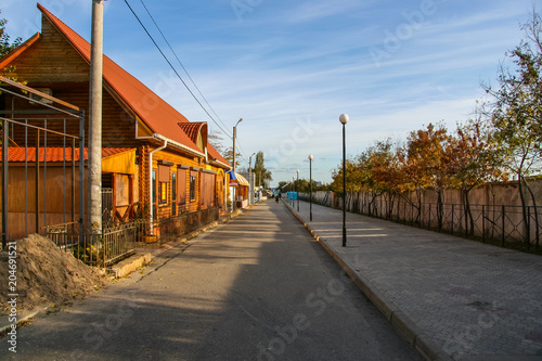 Road to the beach in Koktebel village